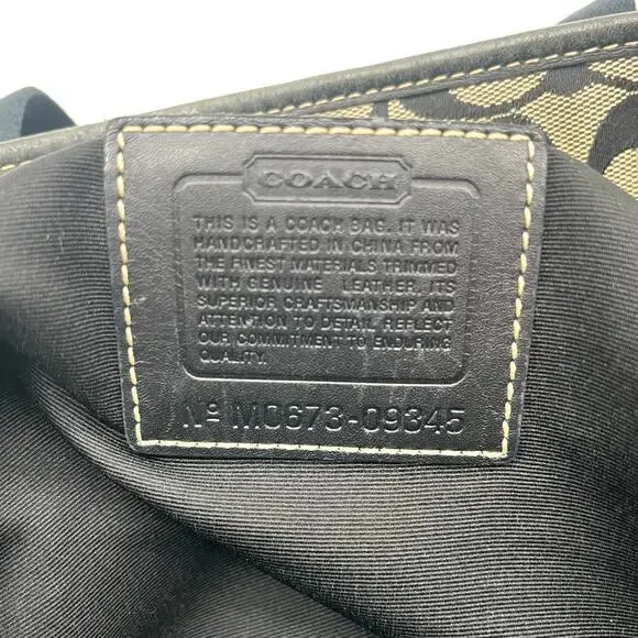 COACH VINTAGE Y2K Signature Jacquard Shoulder Bag, Large Tote - Picture 4 of 15